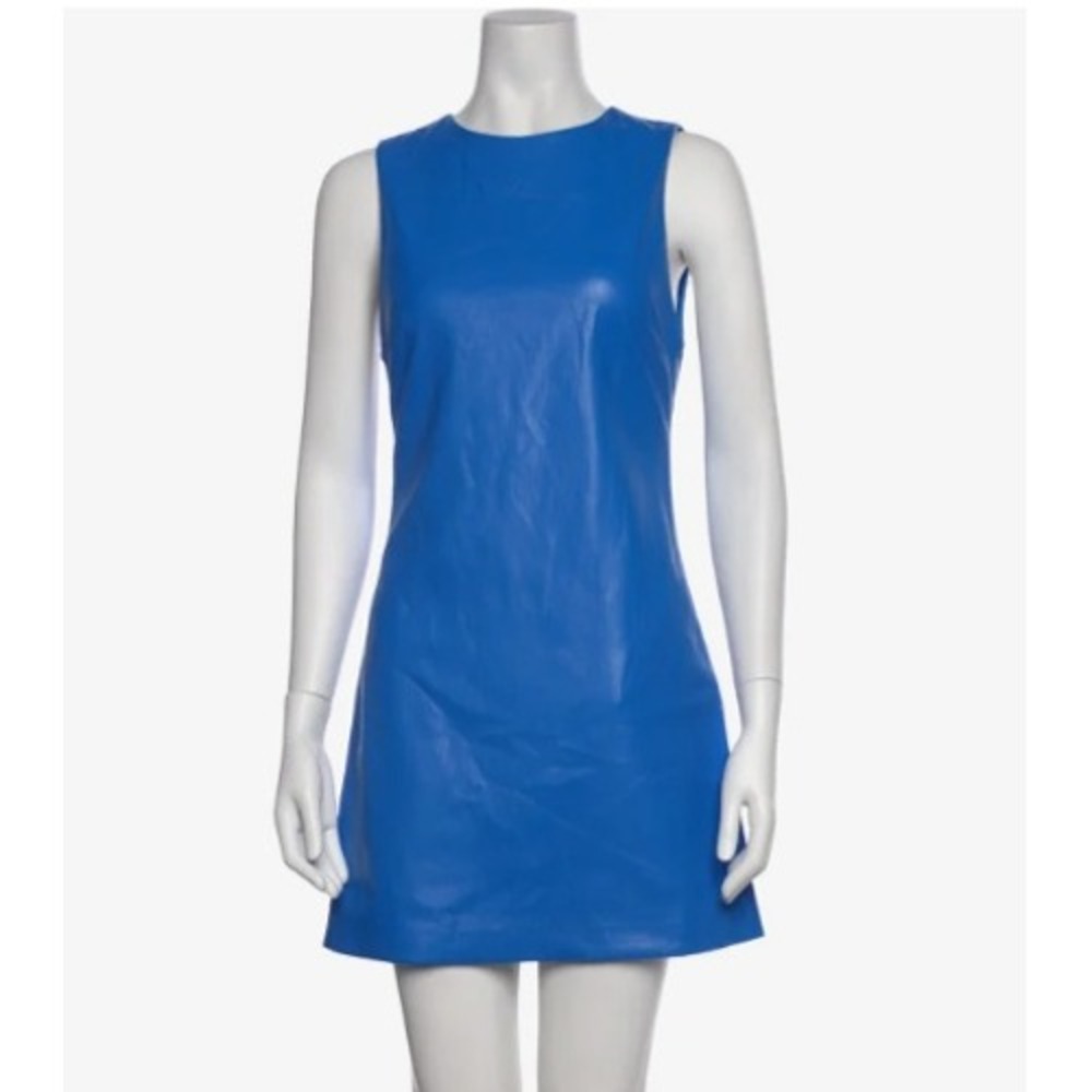 Alice & Olivia Leather Dress